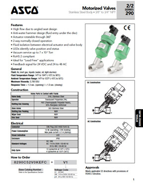 Asco/Aventics Valves Catalog: catalog3